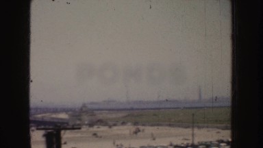 1952: a view from motel el mirador CALIFORNIA