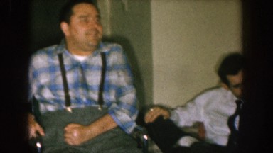 1957: family gathered in the living room NEBRASKA