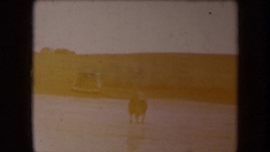 1953: two people skating on a pond NORTH DAKOTA