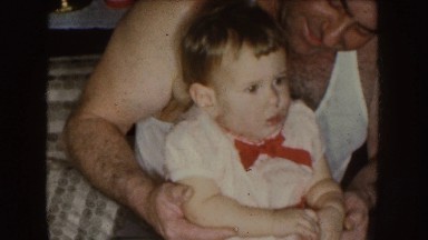 1955: a father bonding with his child NEBRASKA
