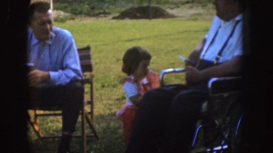 1955: naughty cutie baby on the red dress NEBRASKA