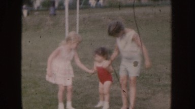 1955: group of young children playing in the park NEBRASKA