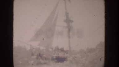 1962: A Sailing Ship, Family on Vacation at a Parade, and a Brass Band