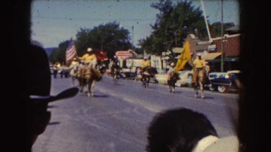 1954: people enjoying a parade SOUTH DAKOTA