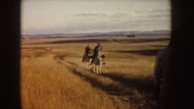 1955: men riding horses IDAHO