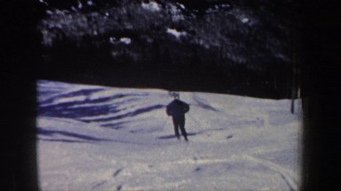 1962: People Skiing Down a Snowy Mountain, New Hampshire