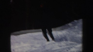 1962: man skiing in snow VERMONT