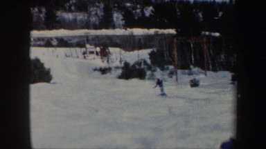 1962: a person falling while skiing VERMONT