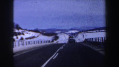 1962: a drive through the ice road NEW HAMPSHIRE