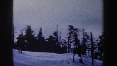 1962: Snowy Mountain Downhill Skiing in New York