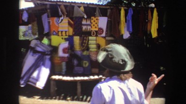1969: Two Tourists at an African Market in South Africa
