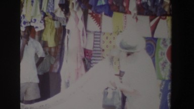 1969: A Small Roadside Dress and Clothes Market in South Africa