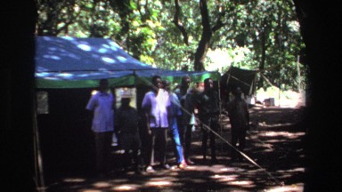 1969: camp organisation for event at hill station. SOUTH AFRICA