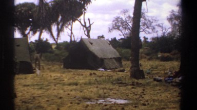 1969: View of Campsite and Tents Erected in Kenya