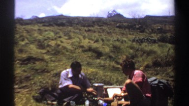 1969: A Couple Enjoying Drinks Outside in Sudan