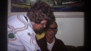 1975: a family gathering with elderly people FLORIDA