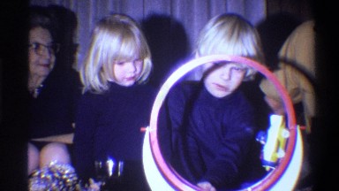 1973: children playing with their toys. NEW YORK