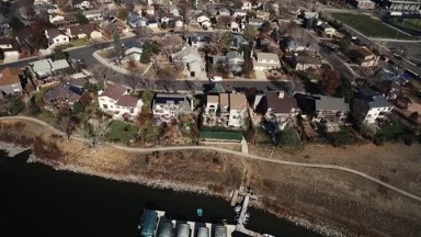 2016: Aerial View of High End Neighborhood Colorado