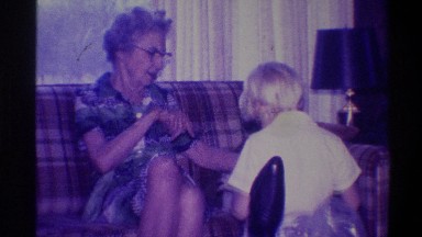 1973: Grandmother and Grandson Spending Time Together in New York