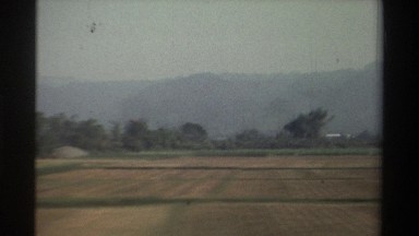 1982: Passenger Recording Their Drive Through Rural Taiwan