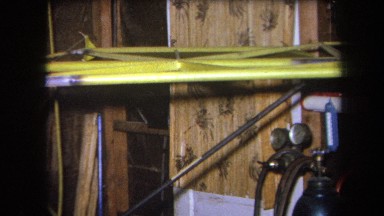 1964: the wing of an airplane is pulled up and released several times in what