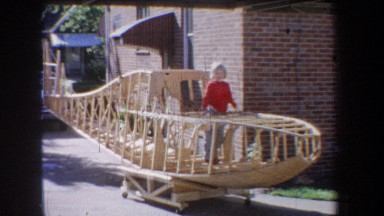 1965: a boy and his model plane VOLMER YUCAIPA CALIFORNIA