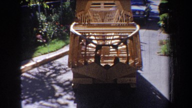 1965: archival footage of a plane being built VOLMER YUCAIPA CALIFORNIA