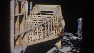 1965: structure of a plane under construction VOLMER YUCAIPA CALIFORNIA
