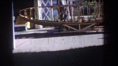 1965: archival footage of a plane during build VOLMER YUCAIPA CALIFORNIA