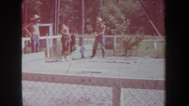 1968: People Enjoying a Campground Setting in Michigan