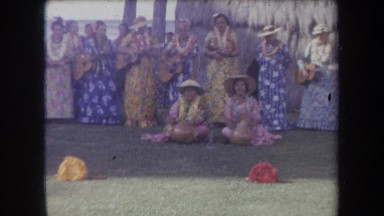 1969: an hawaiian dance performance. HAWAII