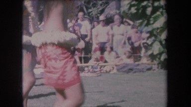 1969: several women doing a hula dance HAWAII