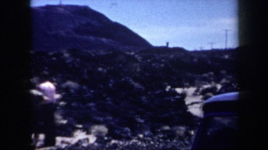 1957: People Gathered at a Camping Ground in the Middle of the Arizona Desert