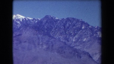 1958: view of the white-capped mountains ARIZONA
