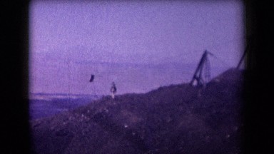1958: retro footage of a rock quarry ARIZONA