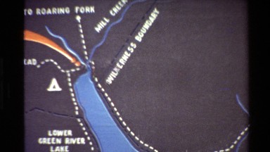 1980: A Map Showing Directions Starting from Roaring Fork via Lower Green