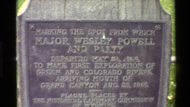 1980: an historical landmark commemorating the first exploration of major wesley