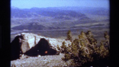 1980: Panorama from a Ridge Looking Over a Semi-Arid Valley, Small River and Distant Hills