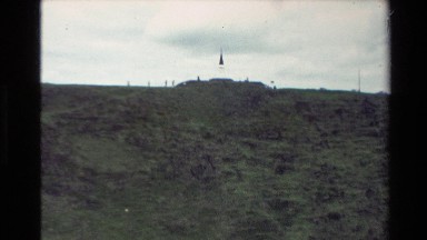 1981: A Steep Valley Descending from a Clifftop and Sweeping Down to Trees, New