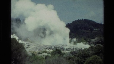 1981: a recording of hot waters, and a geiser. NEW ZEALAND