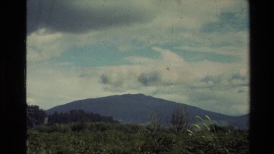 1981: close view of a mountain from opposite landmark looks very amazing nature