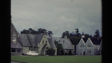 1982: 180 degree view of cute homes, making a small village NEW ZEALAND