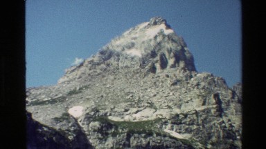 1980: mountain to the lake GRAND TETON WYOMING