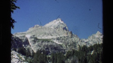 1980: the beauty of nature around the mountain GRAND TETON WYOMING