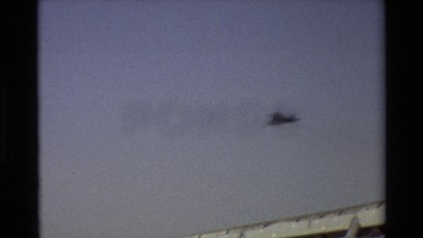 1981: A High-Speed Military Jet in Flight Over Beale Afb California