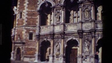 1982: an old sculpture or a monument with beautiful art works. DENMARK