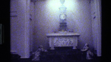 1982: inside a building of an old roman tomb. DENMARK