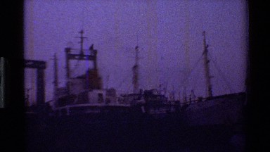 1983: ships on a harbour. DENMARK