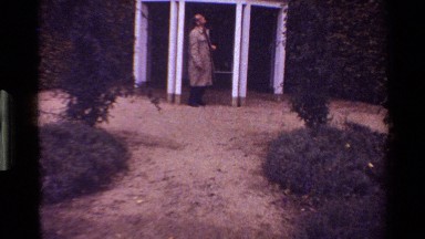 1983: person standing outside admiring the landscaping in an area DENMARK