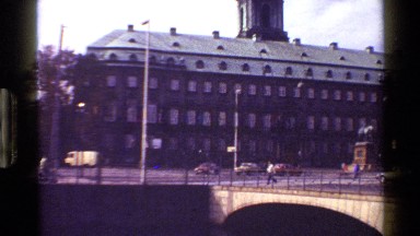 1983: street view of a building DENMARK